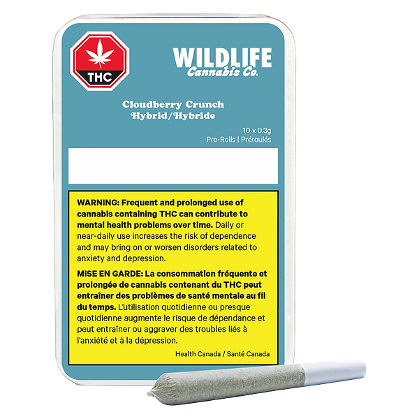 Wildlife Cannabis Co. - Cloudberry Crunch Pre Roll