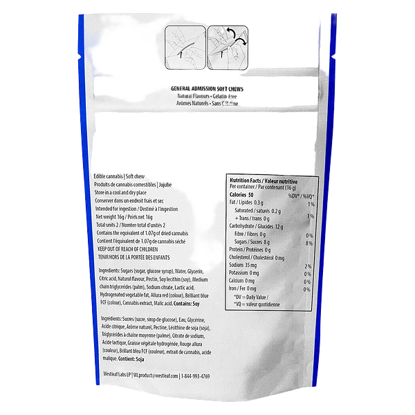 General Admission - Tiger Blood Soft Chews