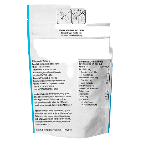 General Admission - Blue Rocket Soft Chews