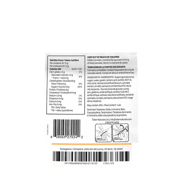 Kinloch Wellness - Refresh™ CBD + CBG Mango Gummy Drop