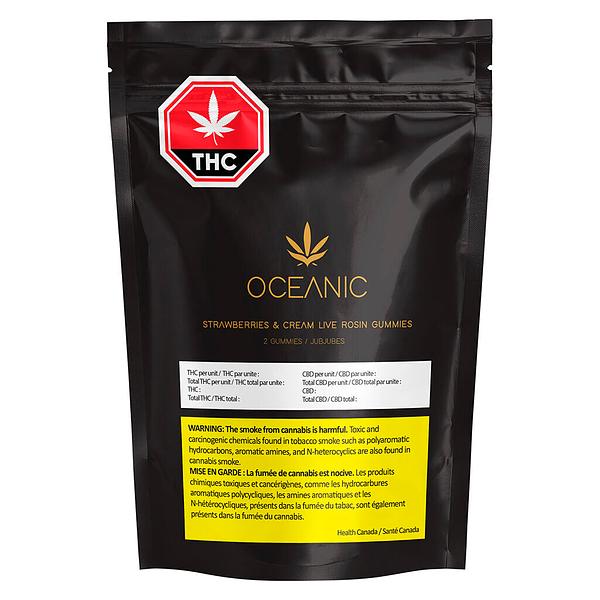 Oceanic - Strawberries & Cream Live Rosin Gummies image 2