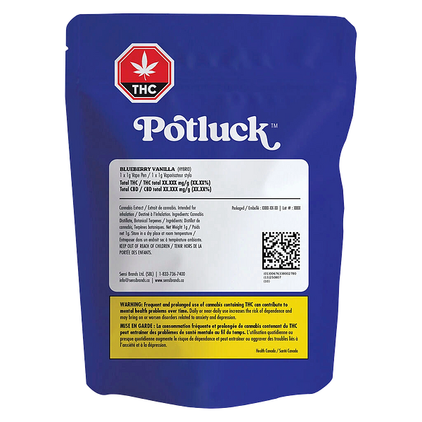 Potluck - Blueberry Vanilla Disposable Vape