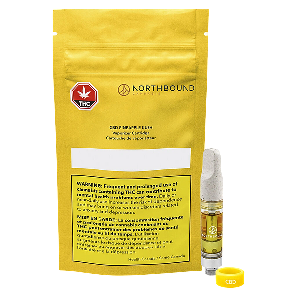 Northbound Cannabis - CBD Pineapple Kush 510 Thread Cartridge