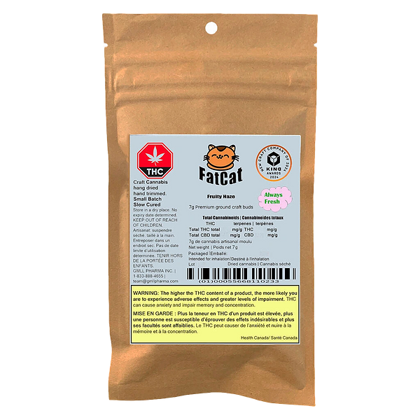 Grind - Fruity Haze Premium Craft Buds Grind