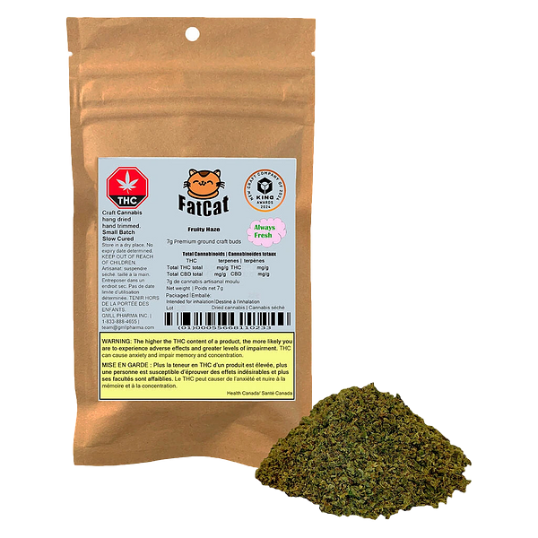 Grind - Fruity Haze Premium Craft Buds Grind