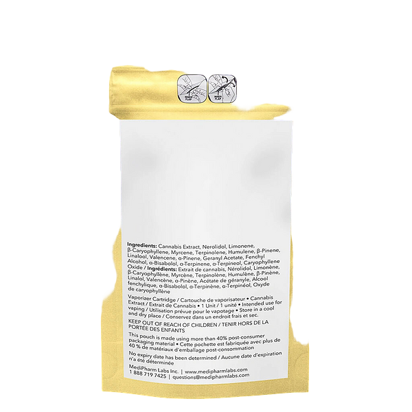 Northbound Cannabis - CBN:CBD Lemon CKS 510 Thread Cartridge