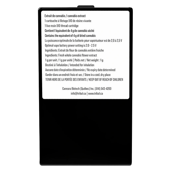 Tribal - Galactic Rntz 510 Thread Cartridge