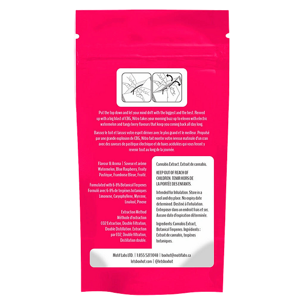 BOXHOT Cruise Control - Nitro 510 Thread Cartridge