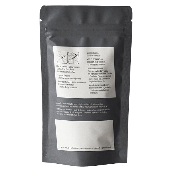 DEBUNK ICE - Moon Drops Liquid Diamonds 510 Thread Cartridge