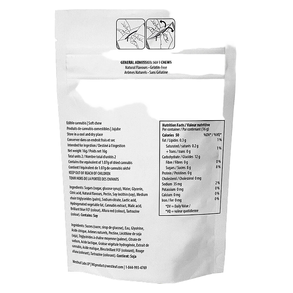 General Admission - Passion Fruit Mango Soft Chews