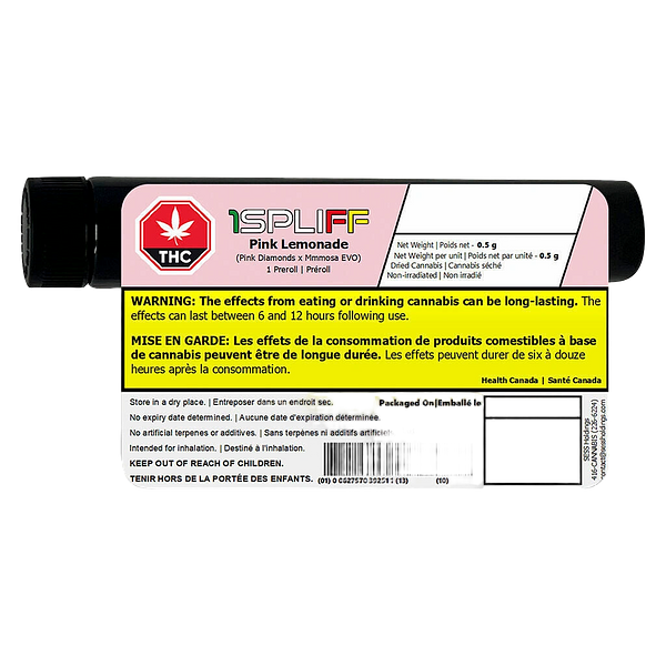 1Spliff - Pink Lemonade Pre Roll