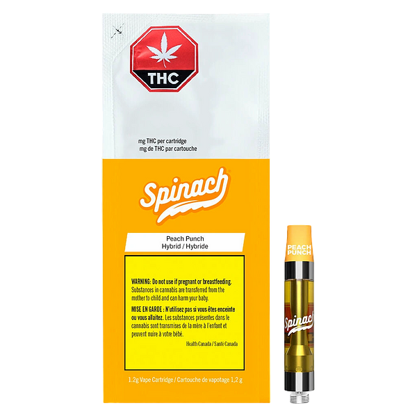 Spinach - Peach Punch 510 Thread Cartridge