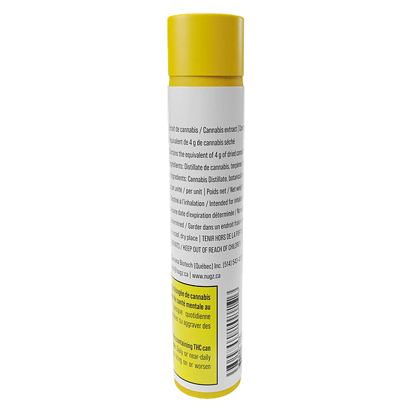 Nugz - G Sherb 510 Thread Cartridge