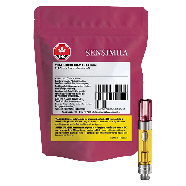 Sensimila - Thca Liquid Diamonds 510 Thread Cartridge