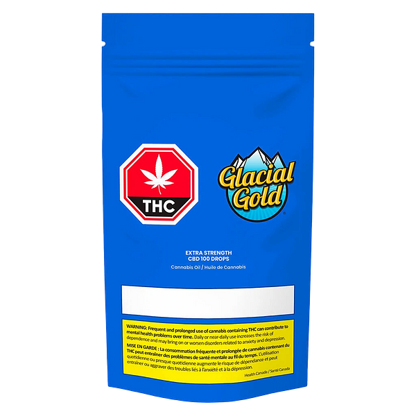 Glacial Gold - Extra Strength CBD 100 Drops