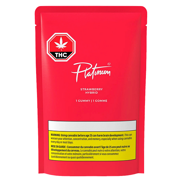 Platinum - Strawberry Hybrid Gummies