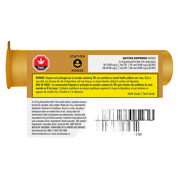 Station House - Sativa Express Infused Pre Roll