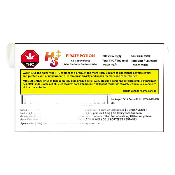 H&S - Pirate Potion Sativa Pre Roll