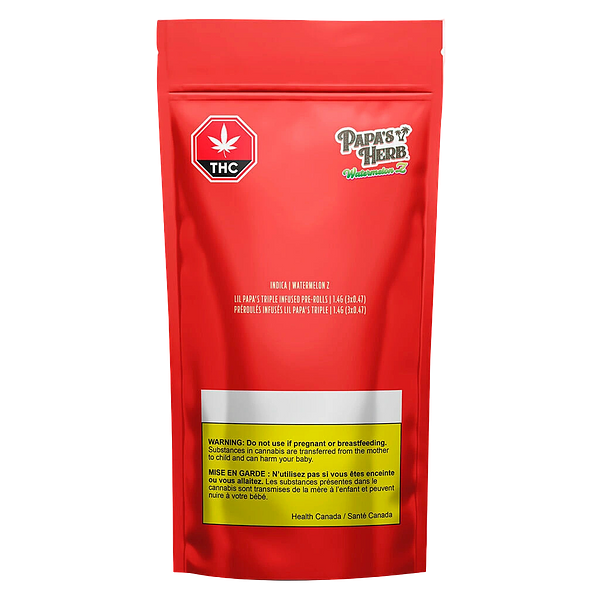 Papa's Herb - Lil Papa's - Triple Infused Watermelon Pre-Roll