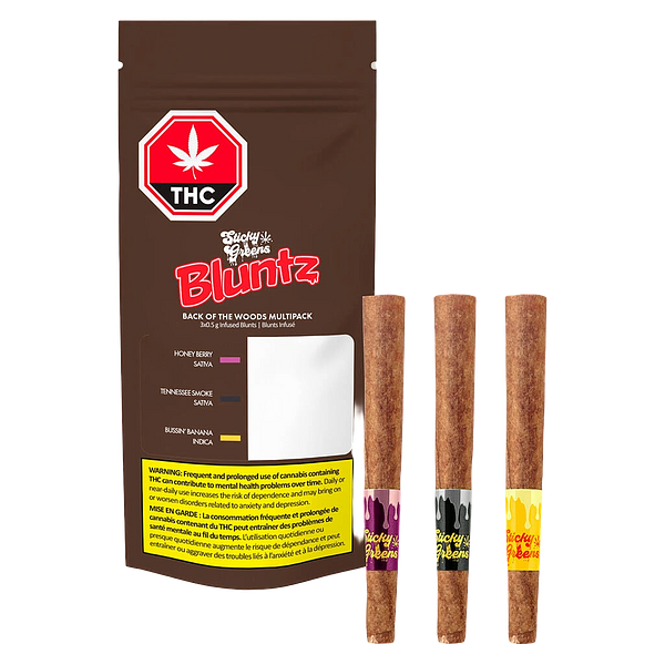 Sticky Greens - Back Of The Woodz Multipack Infused Blunts