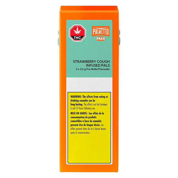 Palmetto - Strawberry Cough Infused Pals Pre Roll