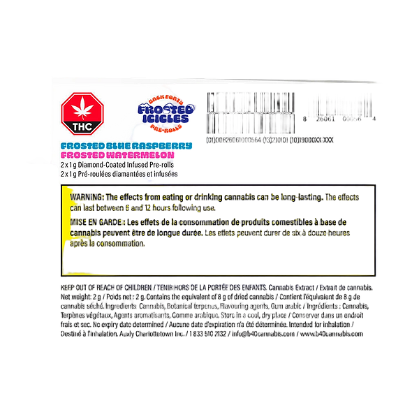 Back Forty - Frosted Icicles Infused Pre Roll