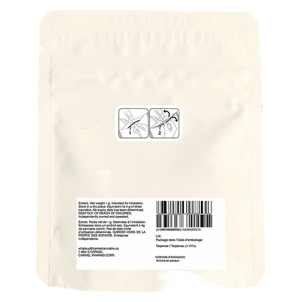 Carmel - Animal Face Pure Live Resin 510 Thread Cartridge