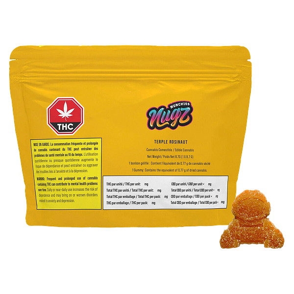 Nugz Munchies - Terple Rosinaut Hash Rosin Gummy