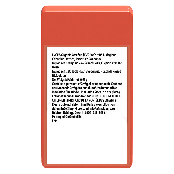 Simply Bare - Hash Bullets