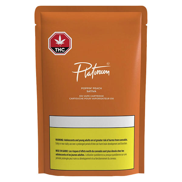 Platinum - Poppin' Peach 510 Thread Cartridge