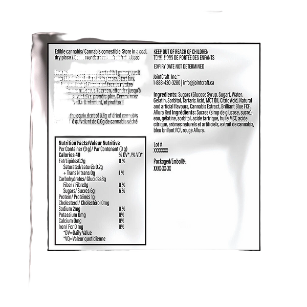 The High Roller Club - THC + CBG Hash Rosin Blackberry Lemonade Gummies