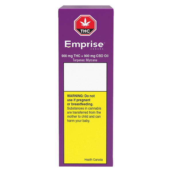 Emprise Canada - 900 Thc + 900 Cbd Oil