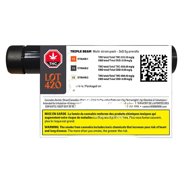 LOT420 - Triple Beam Pre Roll