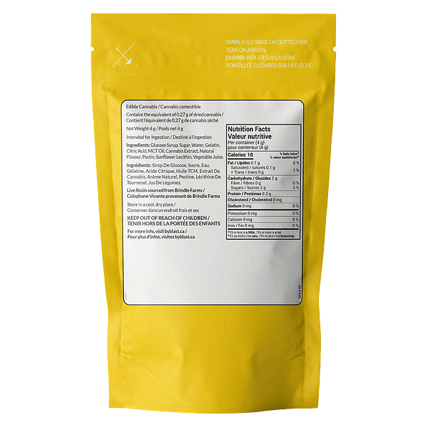 BLAST - Sour Pineapple La Kush Cake Live Rosin Gummy