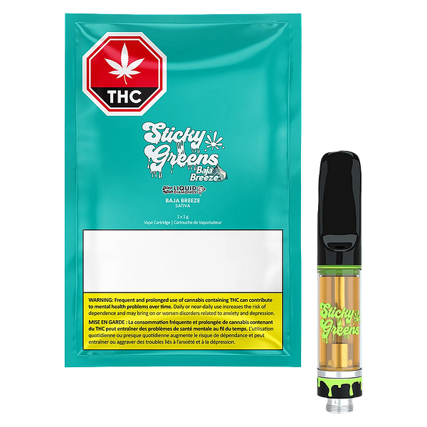 Sticky Greens - Baja Breeze 510 Thread Cartridge