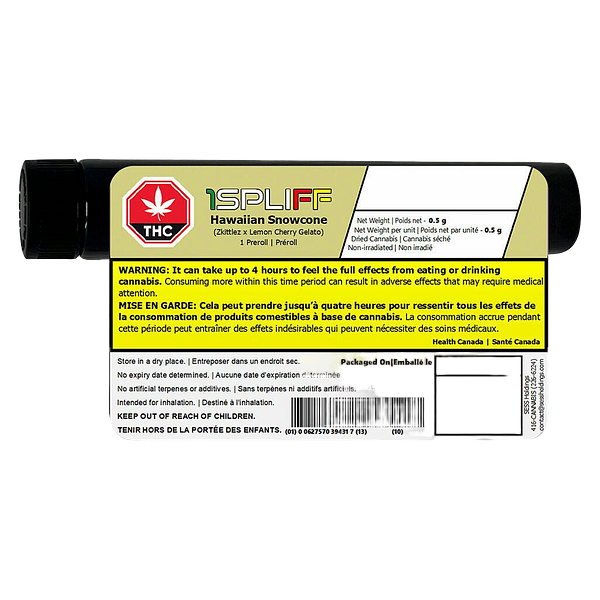 1Spliff - Hawaiian Snowcone Pre Roll