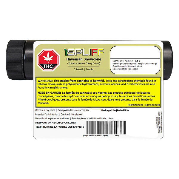 1Spliff - Hawaiian Snowcone Pre Roll