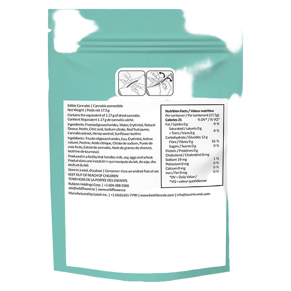 Wildflower - Daily Bliss Cucumber Watermelon Cbd+Cbc Gummies