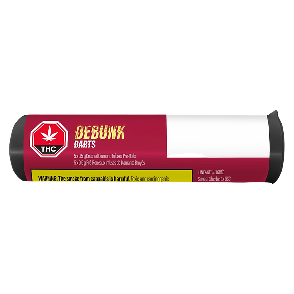DEBUNK - Darts - Lemon Cherry Glto Crushed Diamond Infused Pre Roll