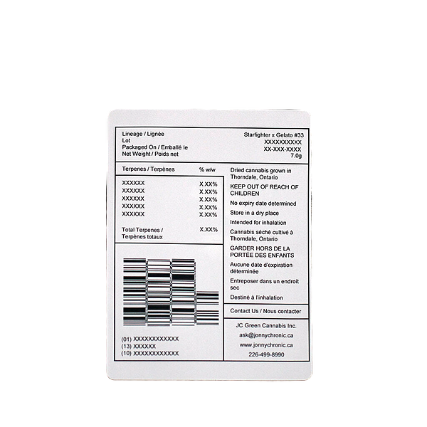 Jonny Chronic - Reefer Ready Galactic Spice