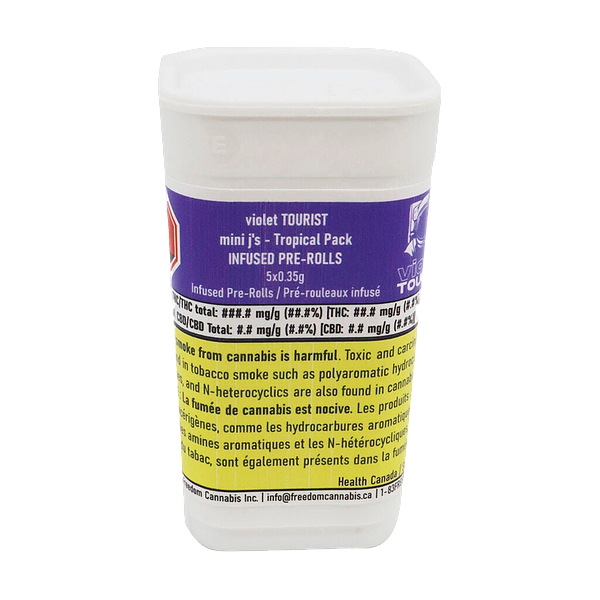 Violet Tourist - Infused Mini J's Tropical Pack