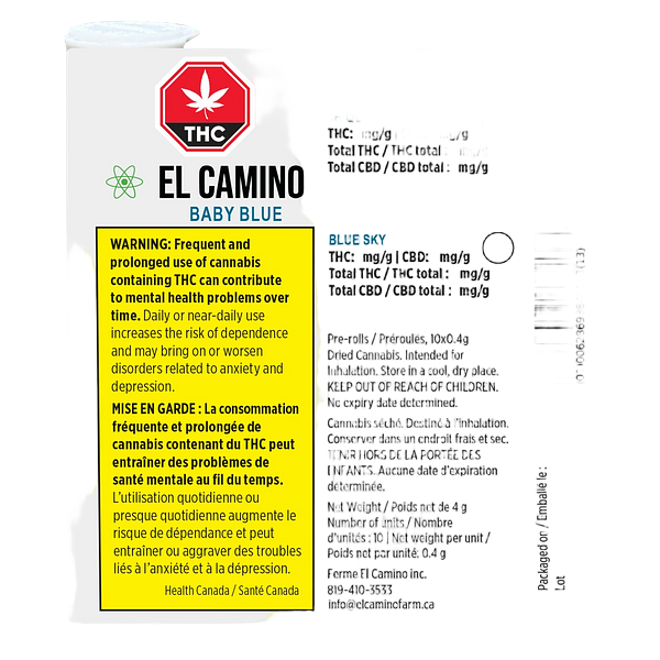 El Camino - Baby Blue Pre Roll