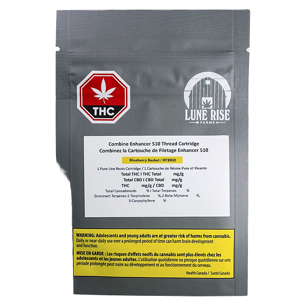 Lune Rise Farms - Blueberry Basket Combine Enhancer 510 Thread Cartridge