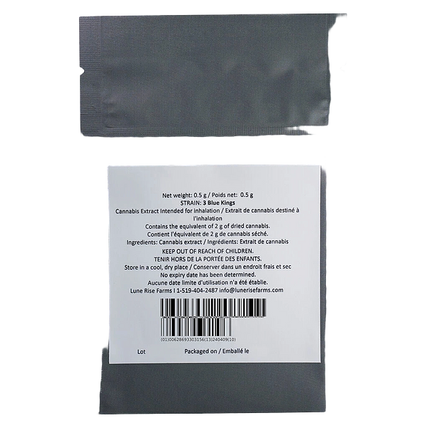 Lune Rise Farms - Blueberry Basket Combine Enhancer 510 Thread Cartridge