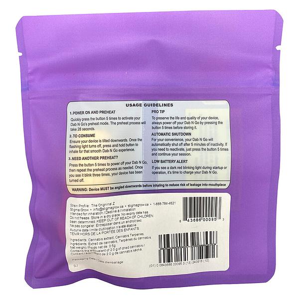 Dab Bods - Dab N Go The Original Z Badder Wax image 4