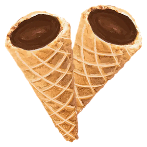 A-HA! - Milk Chocolate Live Rosin Waffle Cones