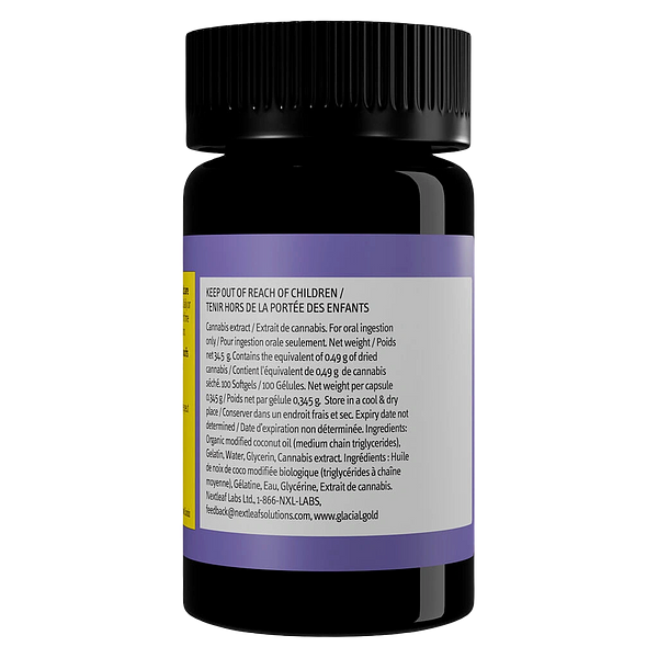 Glacial Gold - CBN:CBD 10:10 Softgels