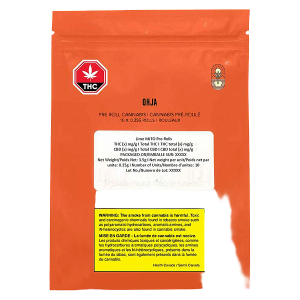 OHJA - Lime MJTO Pre-Roll
