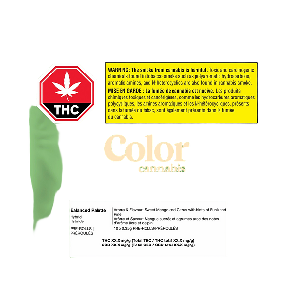 Color Cannabis - Balanced Palette Pre Roll