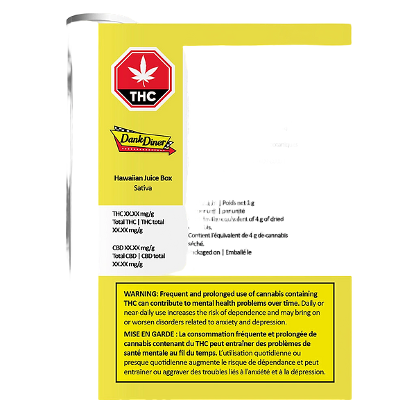 Dank Diner - Hawaiian Juice Box Infused Pre Roll